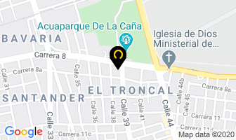 Mapa de Calderas Del Occidente Ltda. en Cali