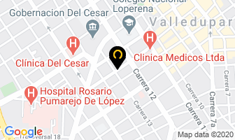 Mapa de Calderón Murgas Nayade en Valledupar