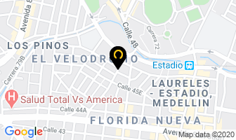 Mapa de Caldesa en Medellín