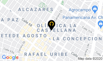 Mapa de Calentadores Bacata en Bogotá D.C