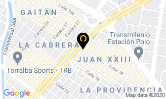 Mapa de Calentadores Servilider en Bogotá D.C