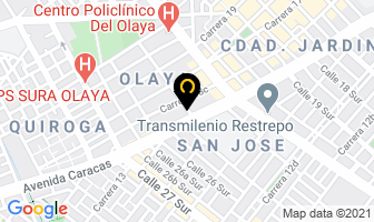 Mapa de Cali Car en Bogotá D.C