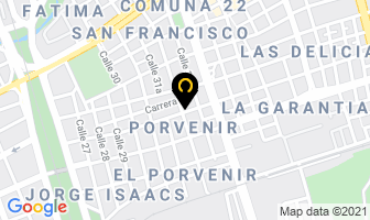 Mapa de Cali Chapas en Cali