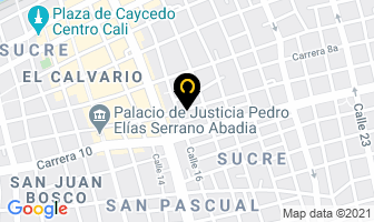 Mapa de Cali Herrajes en Cali