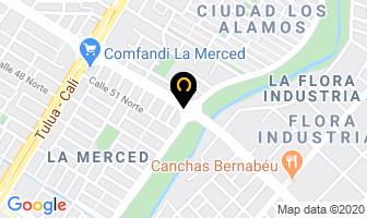 Mapa de Cali-interlight en Cali