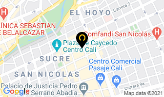 Mapa de Cali Lentes en Cali