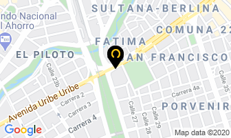 Mapa de Cali Muebles De Colombia en Cali