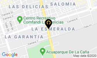 Mapa de Cali Tarros en Cali