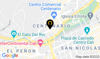 Mapa de Cali Turismo Van en Cali