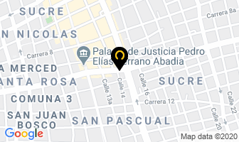 Mapa de Cali-vitrinas Cruz en Cali