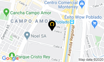 Mapa de Caliche Medias en Medellín