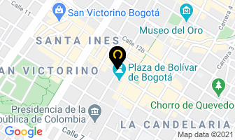 Mapa de Calidance en Bogotá D.C