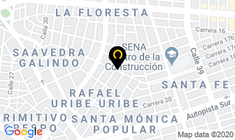 Mapa de Califrenos Ltda. en Cali