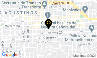 Mapa de Calisalud Eps en Manizales