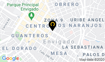 Mapa de Calle Botero Gabriel Hernando en Medellín