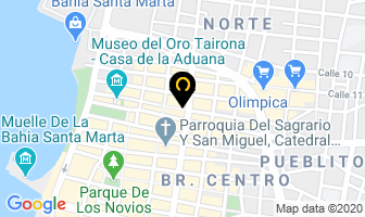 Mapa de Calvo Cel.. en Santa Marta