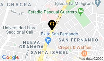 Mapa de Calvo Díaz Ariel en Cali