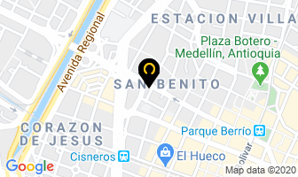 Mapa de Calza Centro en Medellín