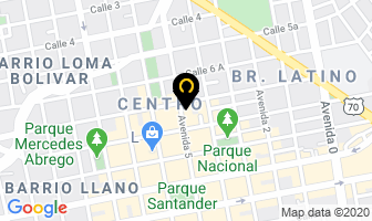 Mapa de Calzado Adryn en Cúcuta