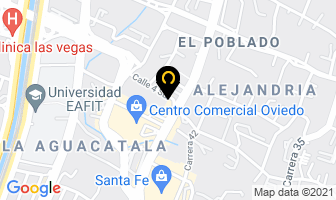 Mapa de Calzado Azaléia en Medellín