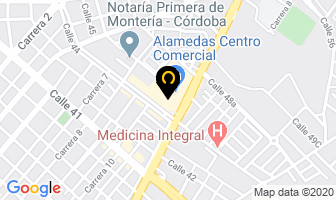 Mapa de Calzado Bosi en Montería