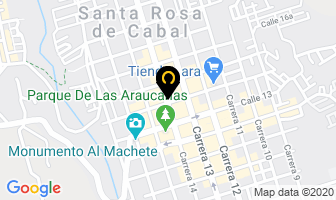 Mapa de Calzado Bucaramanga en Santa Rosa de Cabal