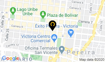 Mapa de Calzado Carter en Pereira