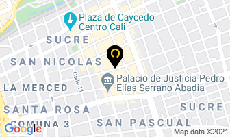 Mapa de Calzado Damasco en Cali