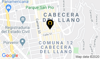 Mapa de Calzado D'natan en Bucaramanga