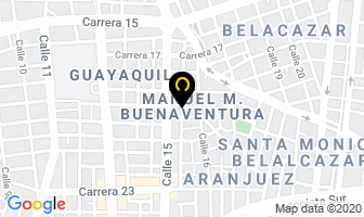 Mapa de Calzado D´sacconi en Cali