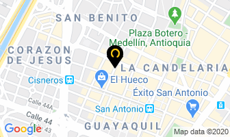 Mapa de Calzado Gar en Medellín