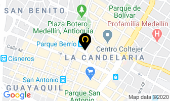Mapa de Calzado Infantil en Medellín