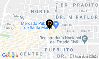 Mapa de Calzado Jerson en Santa Marta