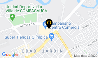 Mapa de Calzado Julio´s en Popayán