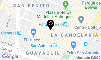 Mapa de Calzado J.v.c en Medellín
