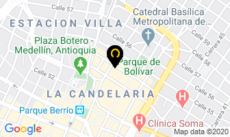 Mapa de Calzado Keos en Medellín