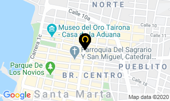 Mapa de Calzado Marina en Santa Marta