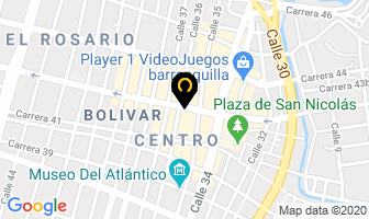 Mapa de Calzado Moda Pies en Barranquilla