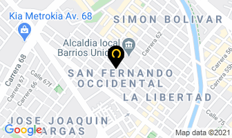 Mapa de Calzado Ortopédico Dinael en Bogotá D.C