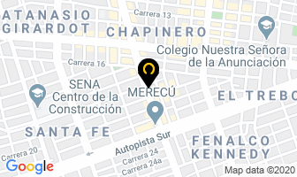 Mapa de Calzado Ortópedicos Víctor en Cali