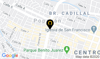 Mapa de Calzado Paola en Popayán