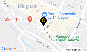 Mapa de Calzado Pauso en Ibagué