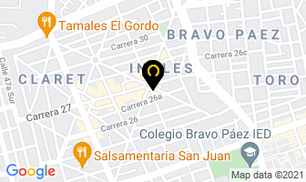 Mapa de Calzado Rocas en Bogotá D.C