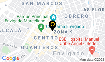 Mapa de Calzado Stelar en Envigado