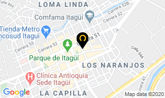 Mapa de Calzado Teens Angel en Itaguí