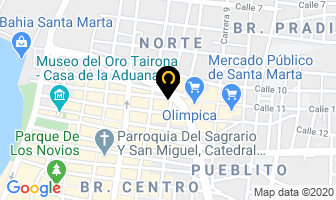 Mapa de Calzado Valmar en Santa Marta