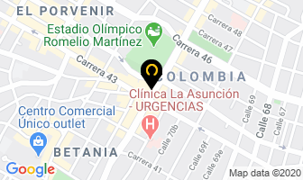 Mapa de Calzado Yes en Barranquilla