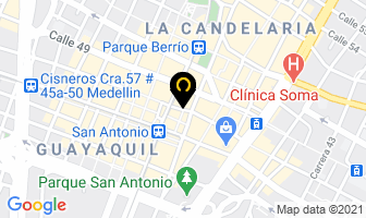 Mapa de Calzado Zulia en Medellín