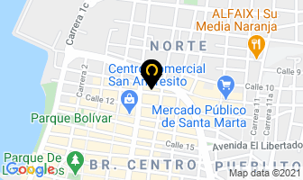 Mapa de Camacho Sánchez Joaquín Alberto en Santa Marta