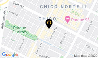 Mapa de Cámara De Comercio E Industrias Colombo Panameña en Bogotá D.C
